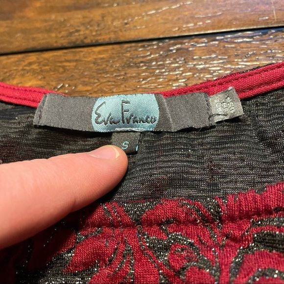 Anthropologie | Eva Franco Peplum Brocade Glitter Tank - Picture 10 of 10